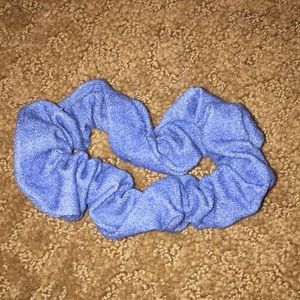 Denim scrunche